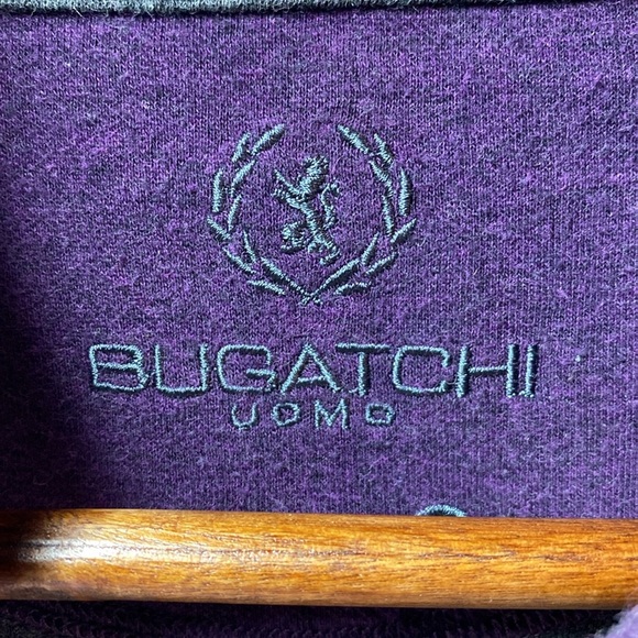 Bugatchi 1/4 zip purple pull over size extra large - Picture 3 of 6